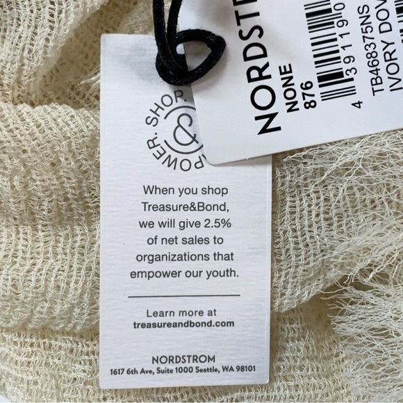 Treasure &Bond Scarf in Ivory Dove - Picture 6 of 8